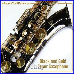 Black Tenor Saxophone New in Case Masterpiece