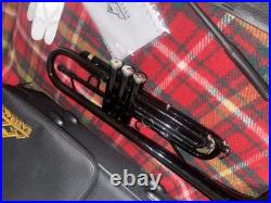 Black Trumpet Brass Standard Bb Wind Instruments with Case No Mouthpiece (123)