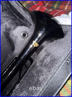 Black Trumpet Brass Standard Bb Wind Instruments with Case No Mouthpiece (123)