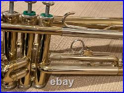Blessing Scholastic Trumpet VERY NICE + Mouthpiece Made USA 7C bb vintage brass
