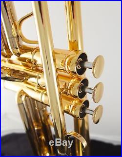 Brand New Adams Austin Custom Brass Professional series Trumpet in gold lacquer