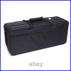 Brass B Flat Trumpet Set with Case Mouth of Trumpet Gloves Blue