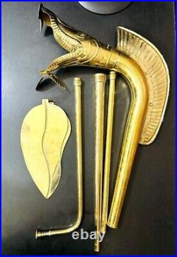 Brass Carnyx of Tingtinac Celtic War Fully Playable Trumpet Horn Halloween