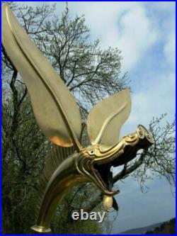 Brass Carnyx of Tingtinac Celtic War Fully Playable Trumpet Horn Halloween