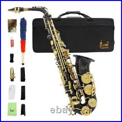 Brass Eb Alto Saxophone Sax Gold with Case Student Beginner & Accessories NEW