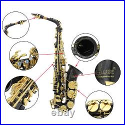 Brass Eb Alto Saxophone Sax Gold with Case Student Beginner & Accessories NEW