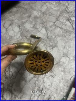 Brass Hearing Trumpet Best Gift Vintage Ear Horn