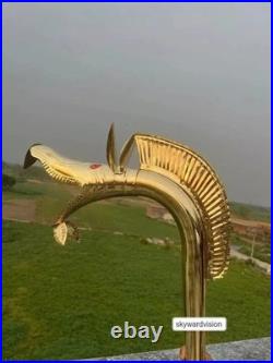 Brass Replica Carnyx of & Authentic War Horn Trumpe