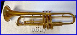 Brass Trumpet and case by Besson & Co. (London, England) prototype c1934-35