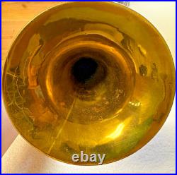 Brass Trumpet and case by Besson & Co. (London, England) prototype c1934-35