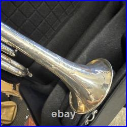 Bravo by S. E. Shires Model STRB Trumpet in Silver Plate with Case nice shape