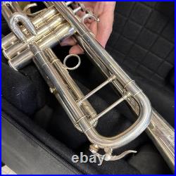 Bravo by S. E. Shires Model STRB Trumpet in Silver Plate with Case nice shape