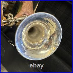 Bravo by S. E. Shires Model STRB Trumpet in Silver Plate with Case nice shape