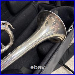 Bravo by S. E. Shires Model STRB Trumpet in Silver Plate with Case nice shape