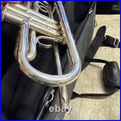 Bravo by S. E. Shires Model STRB Trumpet in Silver Plate with Case nice shape