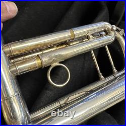 Bravo by S. E. Shires Model STRB Trumpet in Silver Plate with Case nice shape