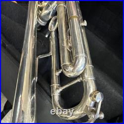 Bravo by S. E. Shires Model STRB Trumpet in Silver Plate with Case nice shape
