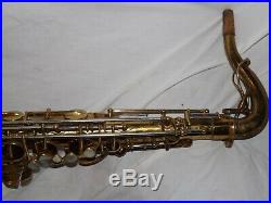 Buescher 400 Tenor Saxophone, Top Hat & Cane, Snaps, Norton Springs, Plays Great