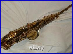 Buescher 400 Tenor Saxophone, Top Hat & Cane, Snaps, Norton Springs, Plays Great