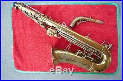 Buescher 400 Top Hat & Cane Alto Saxophone Org. Lacquer Snaps Norton Springs
