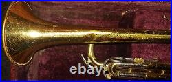 Buescher Aristocrat Trumpet ser#367162 valves clean mov. Freely orig. MP. TLC