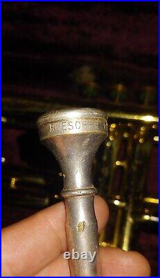 Buescher Aristocrat Trumpet ser#367162 valves clean mov. Freely orig. MP. TLC