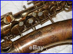 Buescher, Art Deco Aristocrat Alto Saxophone #270XXX, Worn Laquer, Plays Great