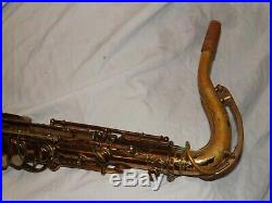 Buescher Big B Tenor Saxophone, Good Pads, Snaps, Norton Springs, Plays Great
