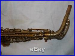 Buescher, Late Big BAristocrat Alto Saxophone#336XXX, Worn Laquer, Plays Great