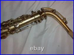 Buescher True Tone Alto Saxophone, Original Gold Plate