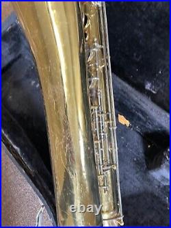Bundy Selmer U. S. A. Baritone Bari Saxophone + Case