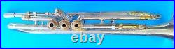 CG Conn Connstellation Model 38B Silver Plated Trumpet Elhart USA 1970