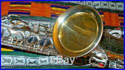 CG Conn Selver plated Chu Berry Alto Saxophone