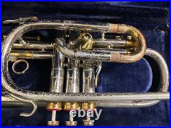 CONN CONSTELLATION Cornet H45529 plays with Case, mouthpiece trumpet