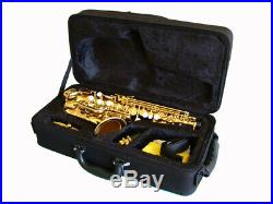 CURVED SOPRANO SAXOPHONE Bb GOLD LACQUER Shop Adjusted! Plays the best