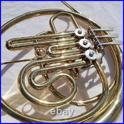 C. G. Conn French Horn with New Mouthpiece and Case