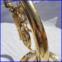 C. G. Conn French Horn with New Mouthpiece and Case