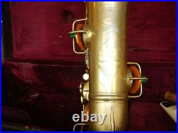 C. G. Conn Gold Plate Tenor Saxophone Rolled Tone Holes Free Shipping! Mak Offer