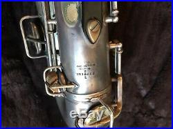 C. G. Conn Tenor Sax 1927 Silver Plated