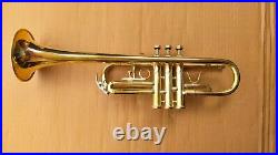C- Trumpet Musical instrument Brass Finish Bb with Mouthpiece BRS BB/A