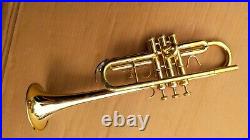C- Trumpet Musical instrument Brass Finish Bb with Mouthpiece BRS BB/A