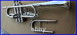 C Trumpet silver with Case