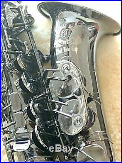 Cannonball PRO Big Bell Stone Series A5 Pro Black Nickel Alto Saxophone 2 Necks