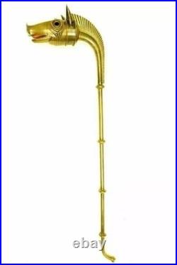 Carnyx Deskford Playable Trumpet Celtic War Horn Iron Age Trumpet Brass Carynx