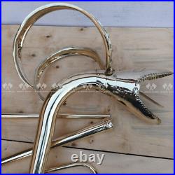 Carnyx Serpent of Tingtinac Celtic Brass War Functional Trumpet Horn Halloween