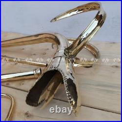 Carnyx Serpent of Tingtinac Celtic Brass War Functional Trumpet Horn Halloween