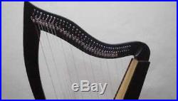 Celtic Harp 36 Strings Brass Levers with Bag & Key