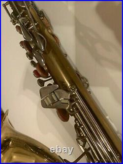 Cg Conn Elkhart 10m Naked Lady Tenor Saxophone Original Lacquer