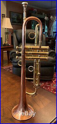 Conn 12B Coprion Vintage 1940 Bb Trumpet, Case, Mouthpiece, Taylor Phat Rings