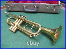 Conn 22B Pro Model Trumpet 1952 Ready to Play Case and Bach Mt Vernon 7C MP